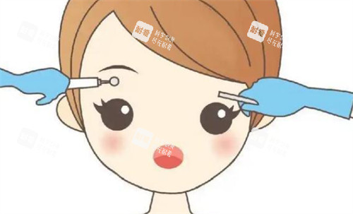 纹眉前后对比 纹眉前后对比