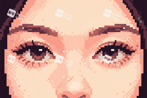 双眼皮像素画 双眼皮像素画