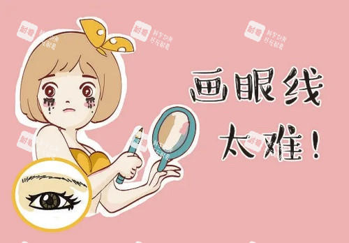 眉毛稀少示意图 眉毛稀少示意图