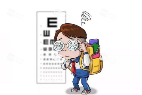 眼睛近视看不清卡通一览图 眼睛近视看不清卡通一览图