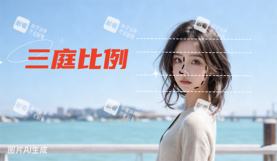 幼态脸三庭比例