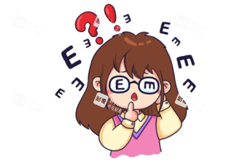 眼睛近视卡通一览