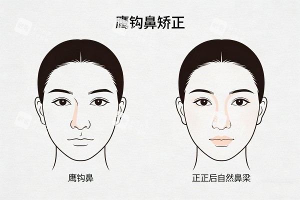 鹰钩鼻矫正对比图.jpg 鹰钩鼻矫正对比图.jpg