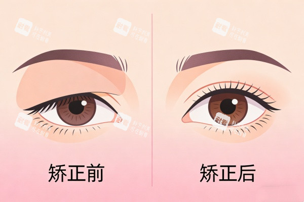 上睑下垂矫正前后对比展示图.jpg