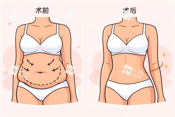 腰腹吸脂手术卡通图片前后对比.jpg 腰腹吸脂手术卡通图片前后对比.jpg