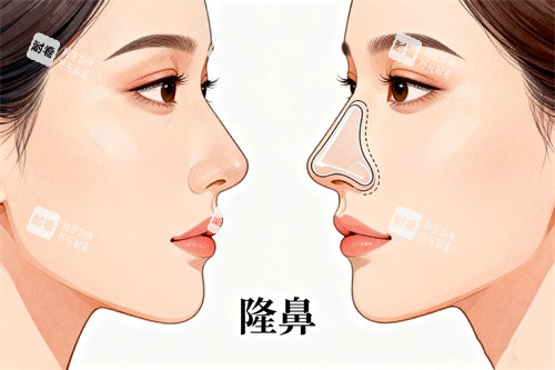假体隆鼻前后对比图.jpg 假体隆鼻前后对比图.jpg
